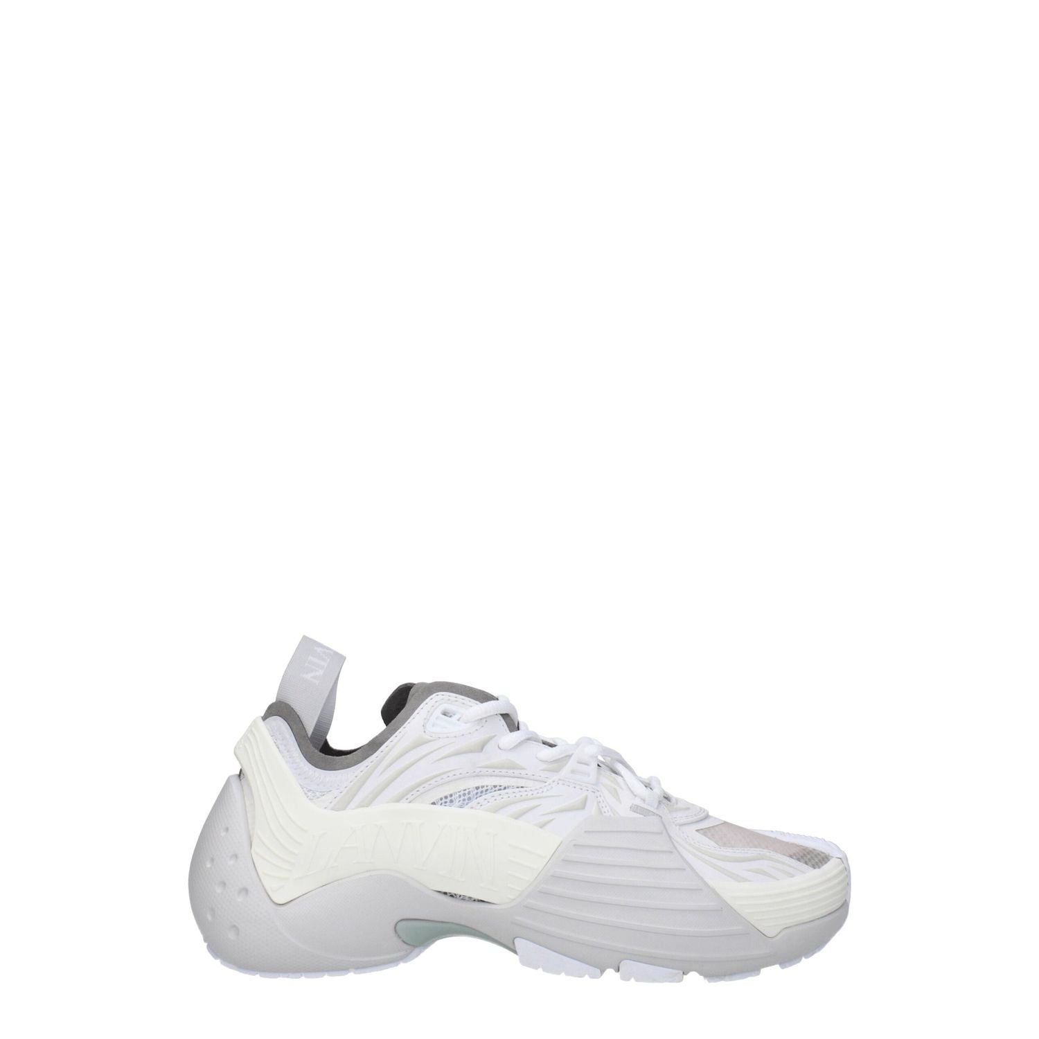 Lanvin White Leather Athletic Sneakers