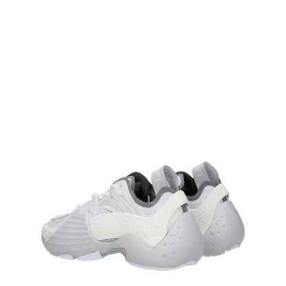 Lanvin White Leather Athletic Sneakers