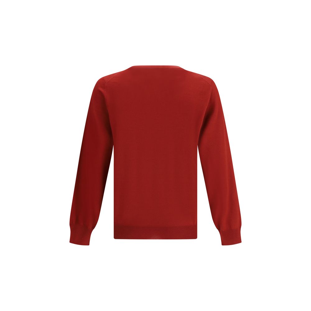 Brunello Cucinelli Multicolor Fleece Wool Sweatshirt