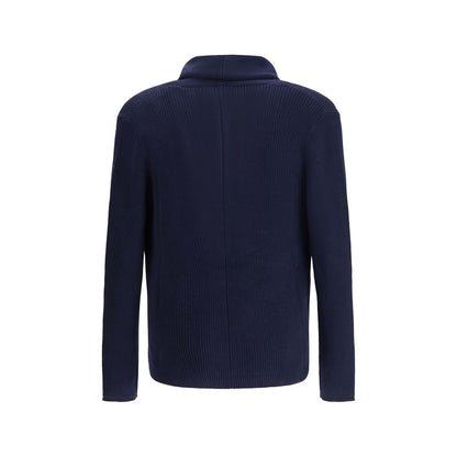 Brunello Cucinelli Blue Cotton Cardigan