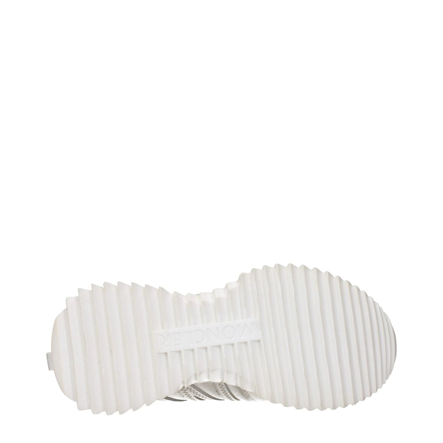 Moncler Beige Leather Low Top Sneakers