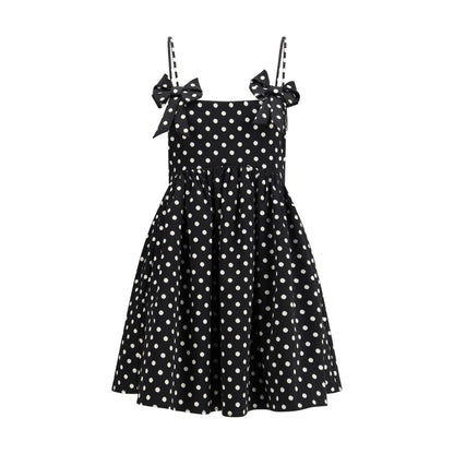 Ganni Black Recycled Polyester Casual Dress
