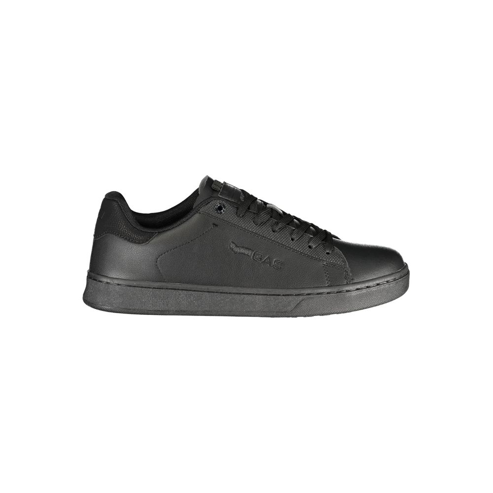 Gas Black Polyurethane Men's Sneaker