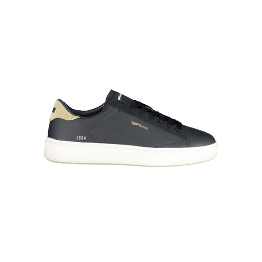 Gas Blue Polyester Men Sneaker