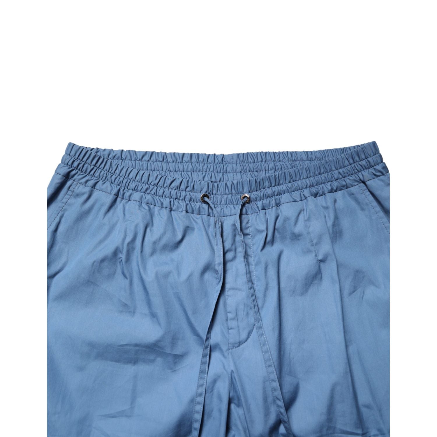 Dolce & Gabbana Blue Cotton Double Breasted 2 Piece  Suit