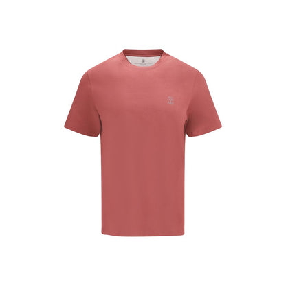 Brunello Cucinelli Multicolor Cotton T-Shirt