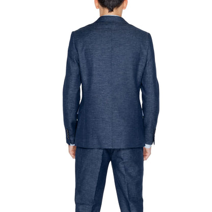 Antony Morato Blue Cotton Blazer