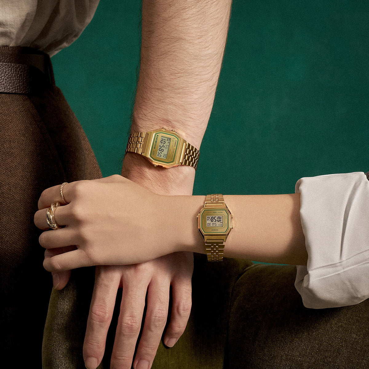 CASIO VINTAGE Mod. ICONIC - GOLD READY STOCKED WATCHES,Unisex,Wristwatch