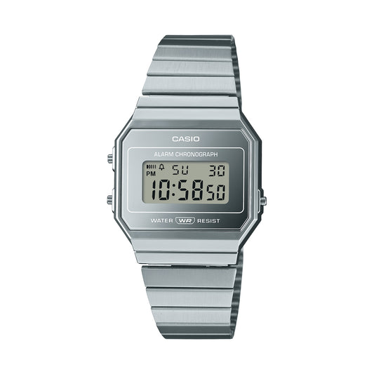 CASIO VINTAGE Mod. ICONIC SLIM DESIGN - SILVER