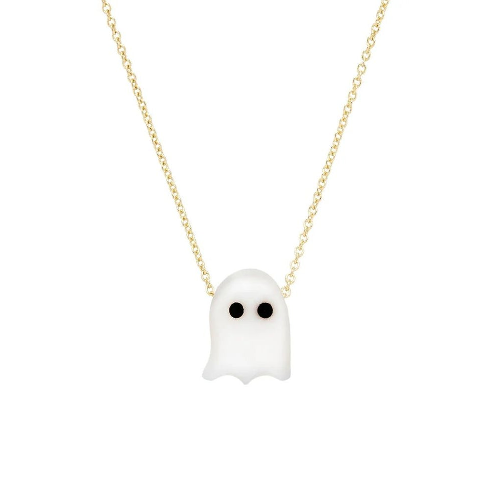 ALIITA COLLANE MOD. NRCOA400CEYG09K gold chain with ghost pendant