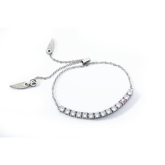AN JEWELS JEWELRY Mod. AL.BLOY1SC bracelet with silver chain and cubic zirconia stones