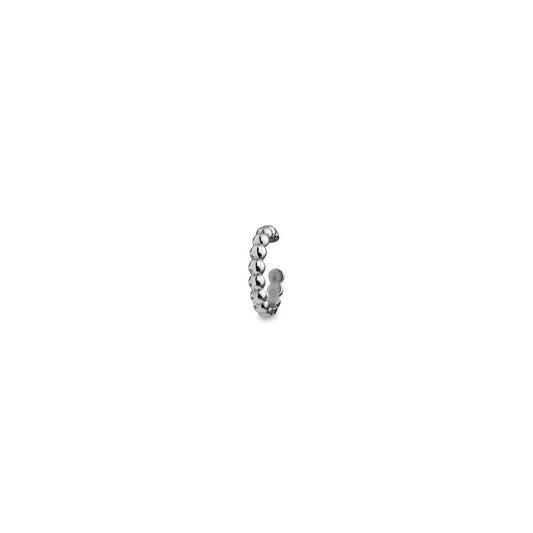 Elegant silver hoop earring from AN JEWELS JEWELRY Mod. AS.PC03 collection