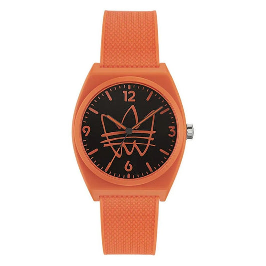 Adidas Orange Synthetic Sport Watch Adidas