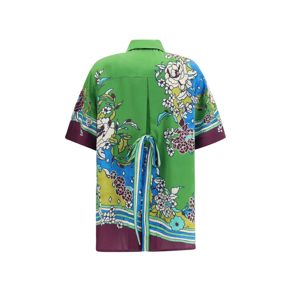 Alemais Multicolor Silk Pattern Shirt