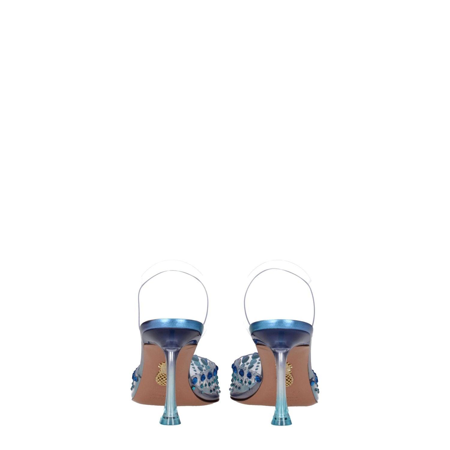 Aquazzura Transparent Pvc Stiletto Heels Sandals