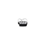 Armani Exchange Black And White Rubber Flip-Flop Sandal