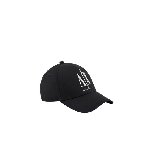 Armani Exchange Black Cotton Cap (Baseball Hat) Armani Exchange