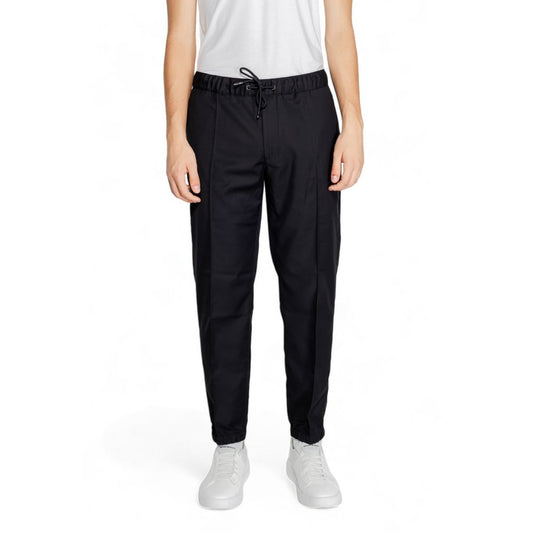 Armani Exchange Black Polyester Athletic Pants
