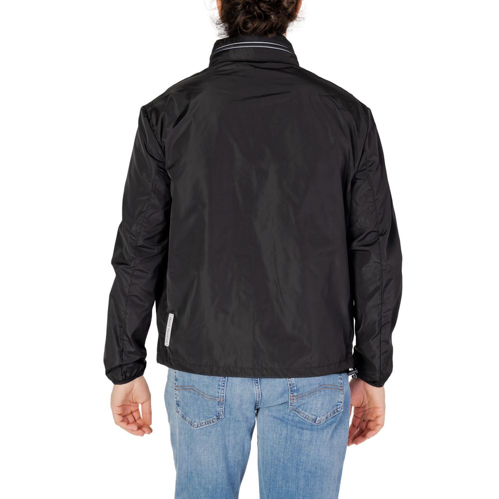Armani Exchange Black Polyester Shell Jacket