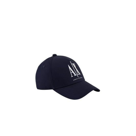 Armani Exchange Blue Cotton Cap (Baseball Hat) Armani Exchange