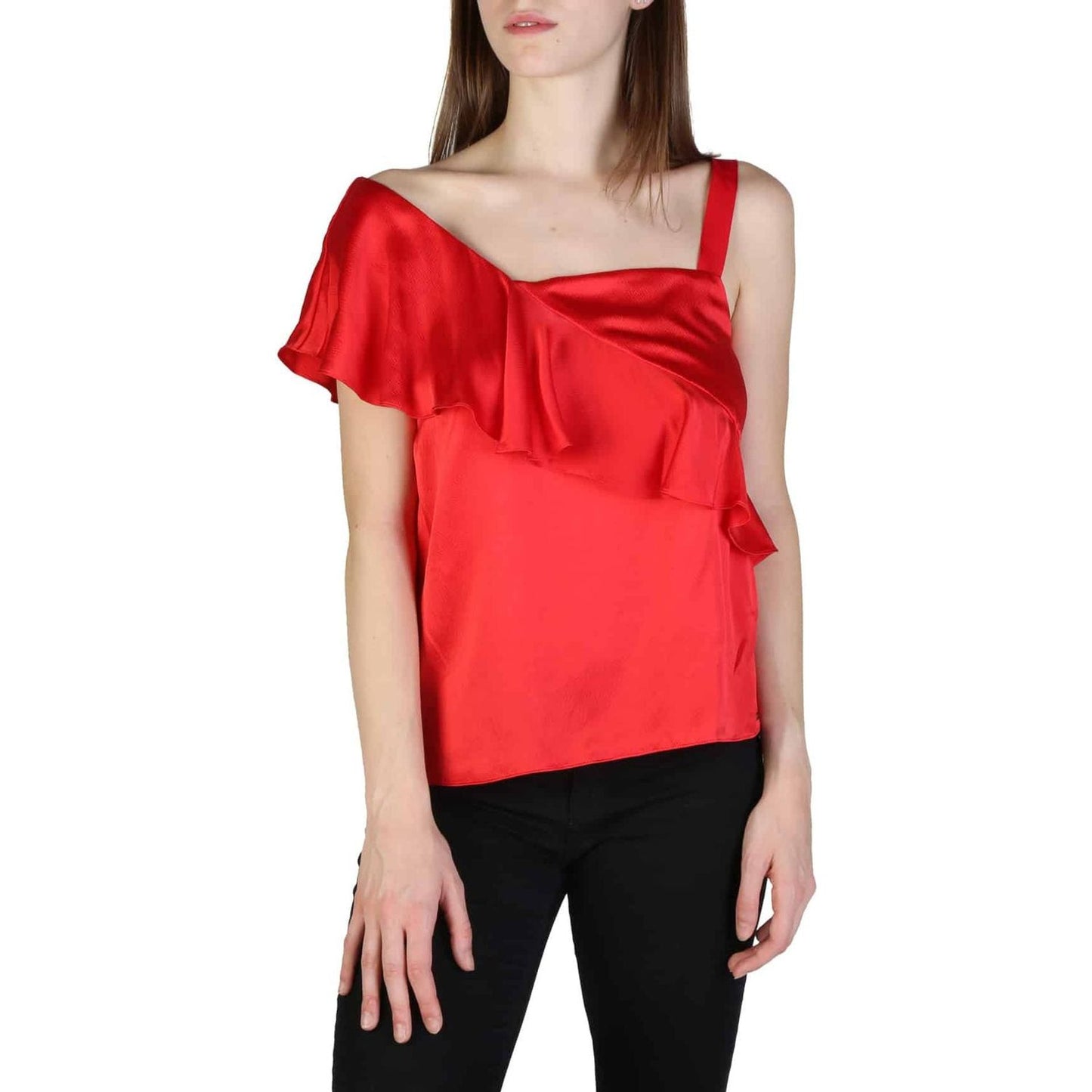 Armani Exchange Tops 3ZYH35YNBTZ1429,allout,Armani Exchange,Category-Clothing,Clothing,Gender-Women,Red,Silk,Spring/Summer,Subcategory-Sweatshirts,Subcategory-Tops,Subcategory-TopsandT-Shirts,Tops,Tops & T-Shirts - Women - Clothing,Women,Women > Clothing,