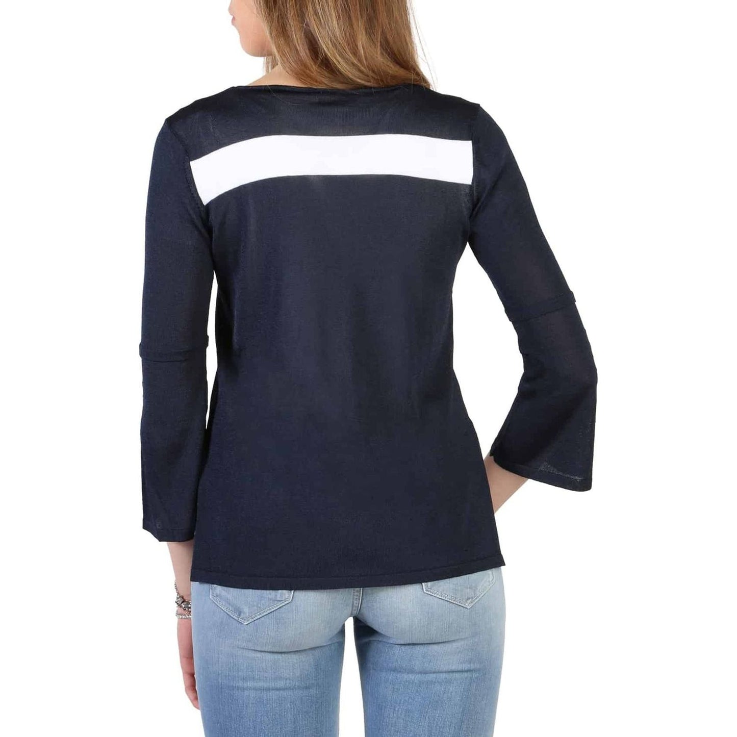 Armani Jeans Sweaters 3Y5E2C_5M1XZ_155N,Armani Jeans,Blue,Cardigans - Women - Clothing,Category-Clothing,Clothing,Gender-Women,navy,Spring/Summer,Subcategory-Cardigans,Subcategory-Sweaters,Sweaters,Sweaters - Women - Clothing,Women,Women > Clothing > Knit