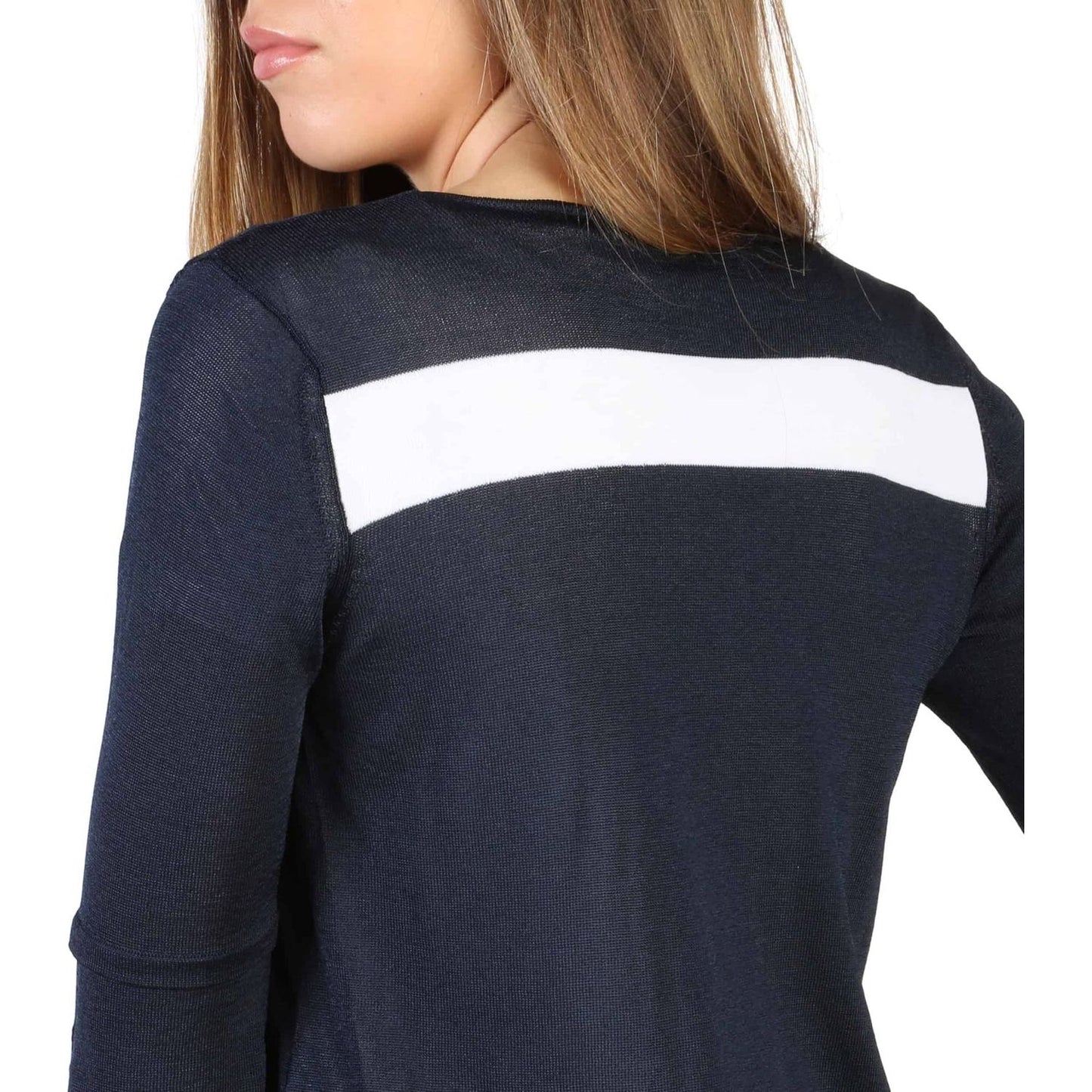Armani Jeans Sweaters 3Y5E2C_5M1XZ_155N,Armani Jeans,Blue,Cardigans - Women - Clothing,Category-Clothing,Clothing,Gender-Women,navy,Spring/Summer,Subcategory-Cardigans,Subcategory-Sweaters,Sweaters,Sweaters - Women - Clothing,Women,Women > Clothing > Knit