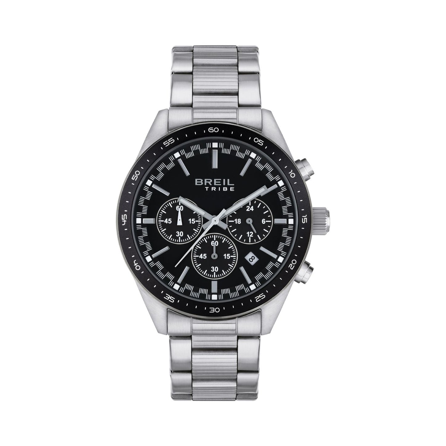 BREIL TRIBE Mod. EW0570 gent's quartz watch with analog display, 42 mm mineral case, calendar function, 10 ATM water resistance