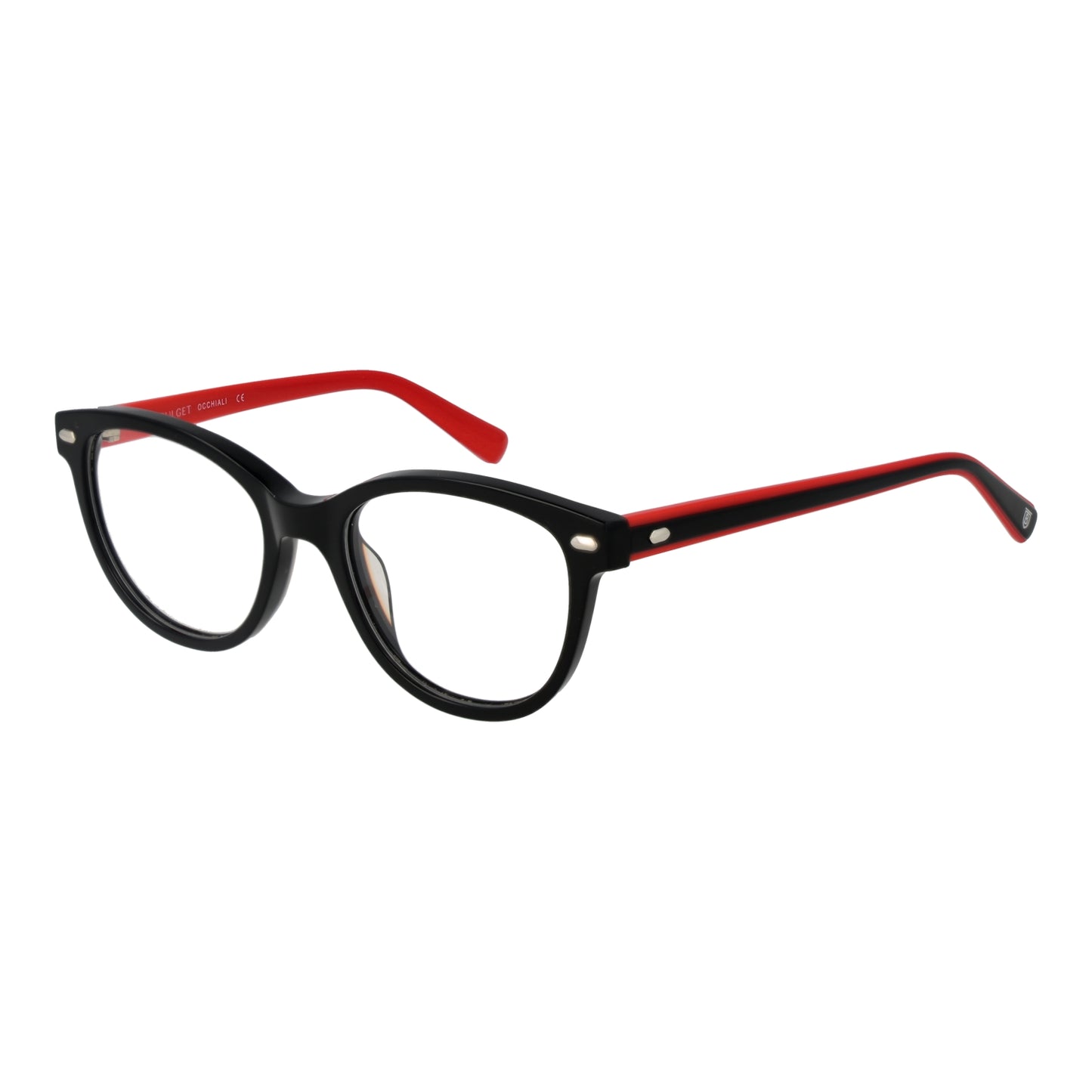 BULGET MOD. BGK6040 46A01 black and red eyeglasses