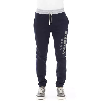Baldinini Trend Blue Cotton Pant 1728,67465543840,Accessories,Athletic Pants - Pants - Clothing,Baldinini Trend,Blue,Clothing,M,Men,New with tags,Pants - Clothing