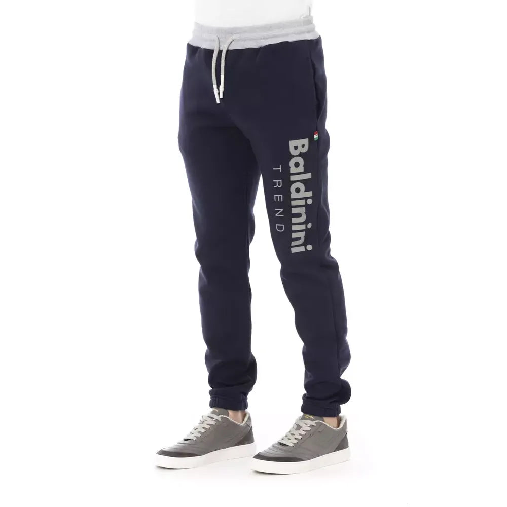 Baldinini Trend Blue Cotton Pant 1728,67465543840,Accessories,Athletic Pants - Pants - Clothing,Baldinini Trend,Blue,Clothing,M,Men,New with tags,Pants - Clothing