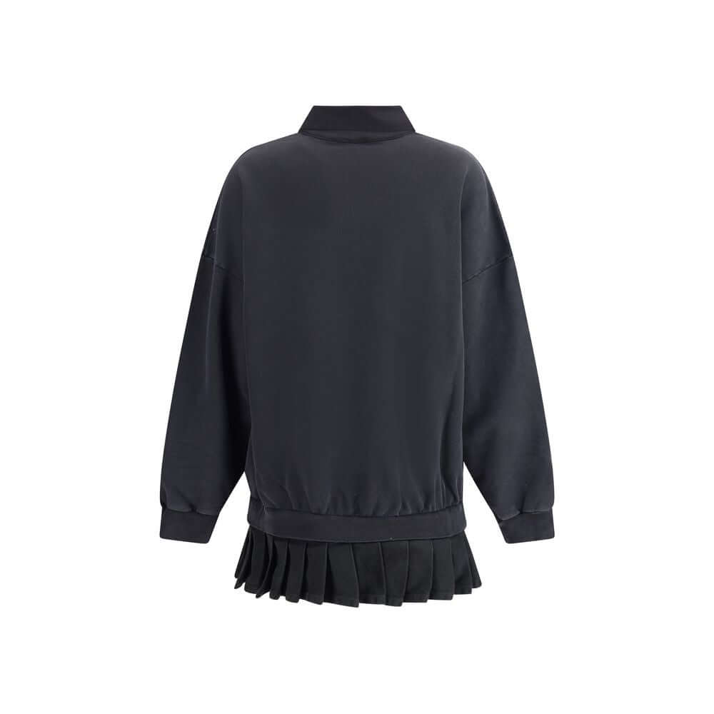 Balenciaga Black Cotton Casual Dress