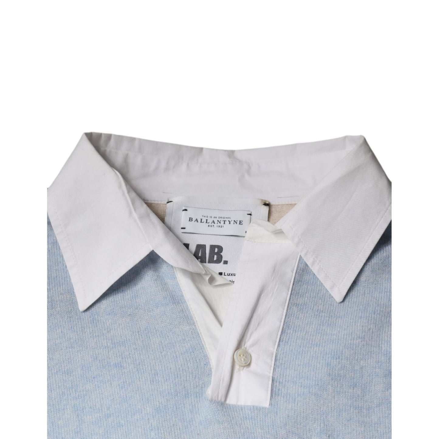 Ballantyne Multicolor Patterned Collared Long Sleeves Pullover Sweater 1728,67345645728,Ballantyne,Clothing,IT50 | L,Men,Multicolor,Preowned / Defect,Sweaters - Clothing,Sweaters - Men - Clothing,Sweatshirts - Sweaters - Clothing