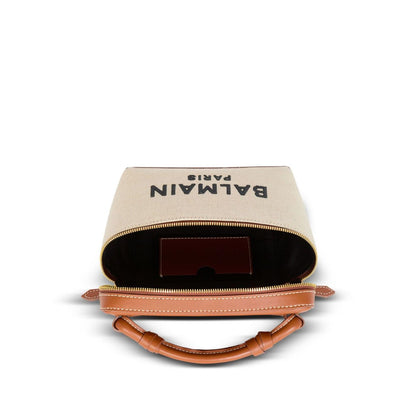 Balmain B-Army canvas vanity case