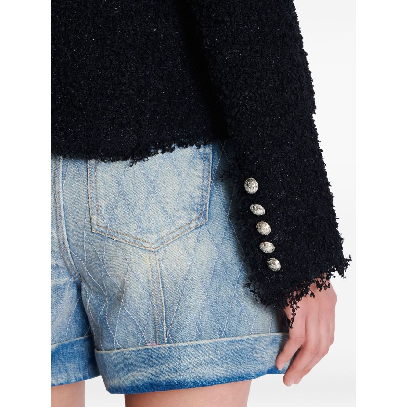 Balmain Edge-to-edge tweed jacket