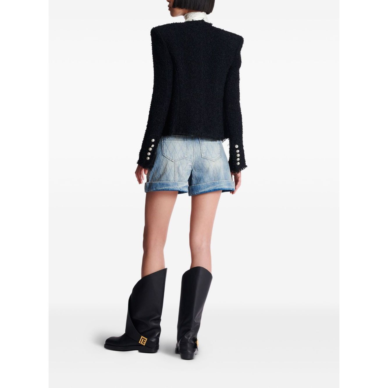 Balmain Edge-to-edge tweed jacket