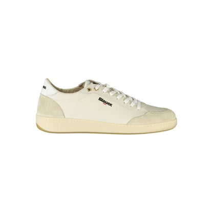 Blauer Bianco Poliuretano Uomo Sneaker
