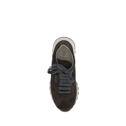 Brunello Cucinelli Black Rubber Chunky Sneakers