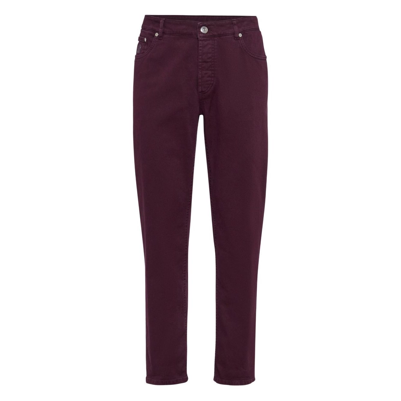 Brunello Cucinelli Logo-patch jeans