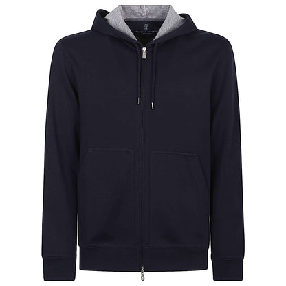 Brunello Cucinelli Sweaters Blue Topwear