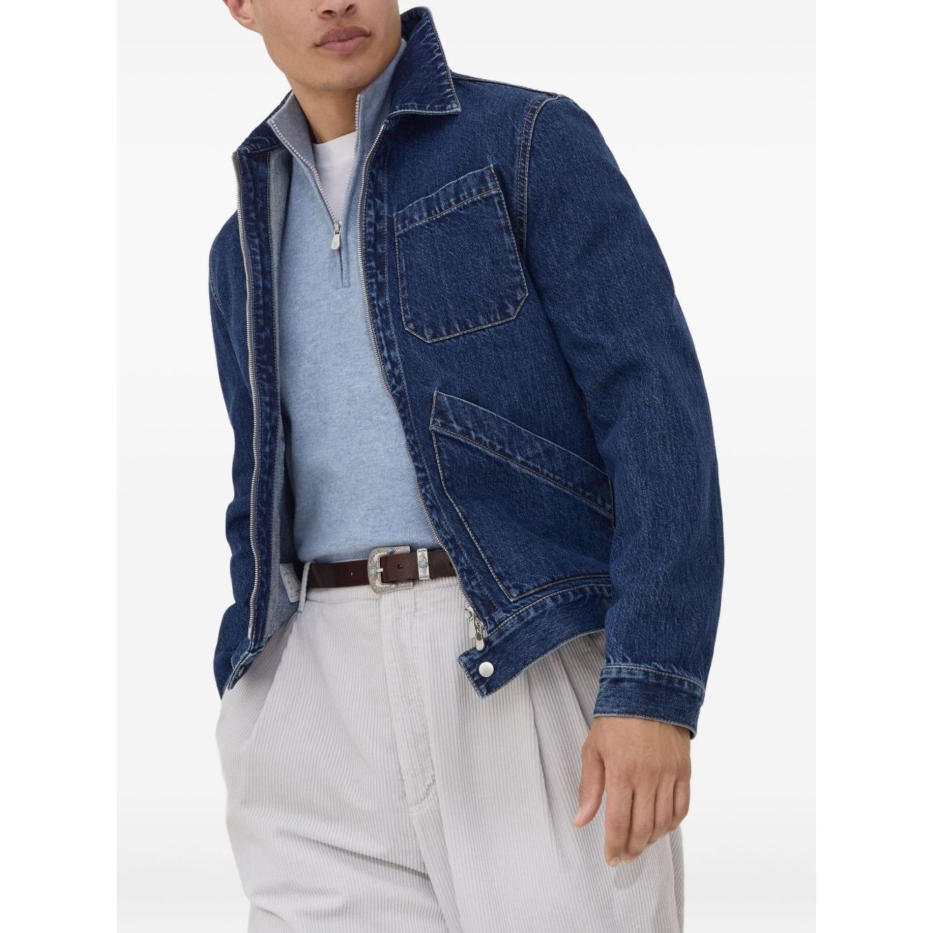 Brunello Cucinelli Sweaters Clear Blue