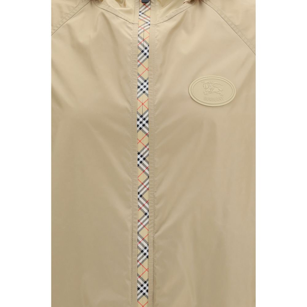 Burberry Beige Nylon Shell Jacket