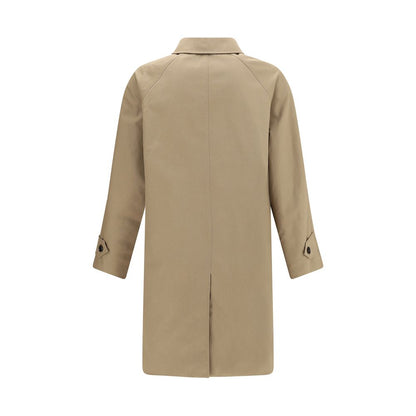 Burberry Brown Cotton Coat