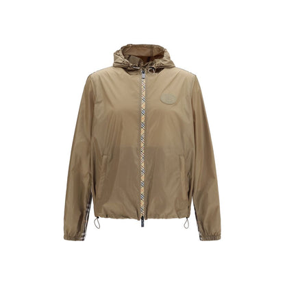 Burberry Brown Nylon Shell Jacket