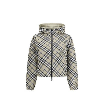 Burberry Gray Polyamide Shell Jacket