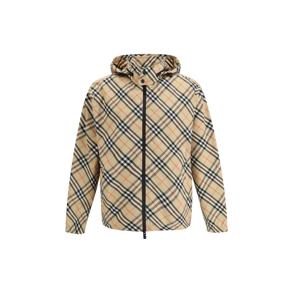 Burberry Multicolor Polyester Shell Jacket