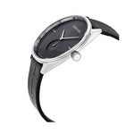 CALVIN KLEIN Mod. ACCENT wristwatch with stainless steel case and leather strap, quartz movement, suitable for men.