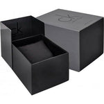 Official box for CALVIN KLEIN Mod. CONTRAST wristwatch, showcasing elegant packaging design.