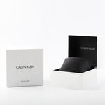 Official packaging for CALVIN KLEIN Mod. CONTRAST wristwatch, Swiss made.
