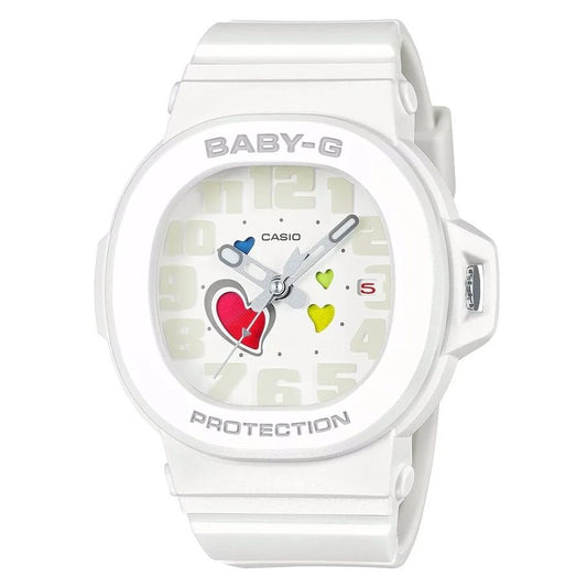 CASIO BABY-G Mod. PLAYFUL HEART SERIES - WHITE WATCHES